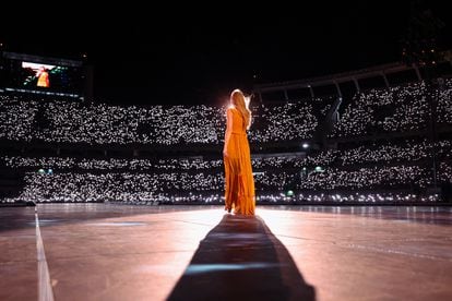 Taylor Swift en el escenario del estadio Más Monumental Antonio Vespucio Liberti en Buenos Aires (Argentina) el pasado noviembre.
